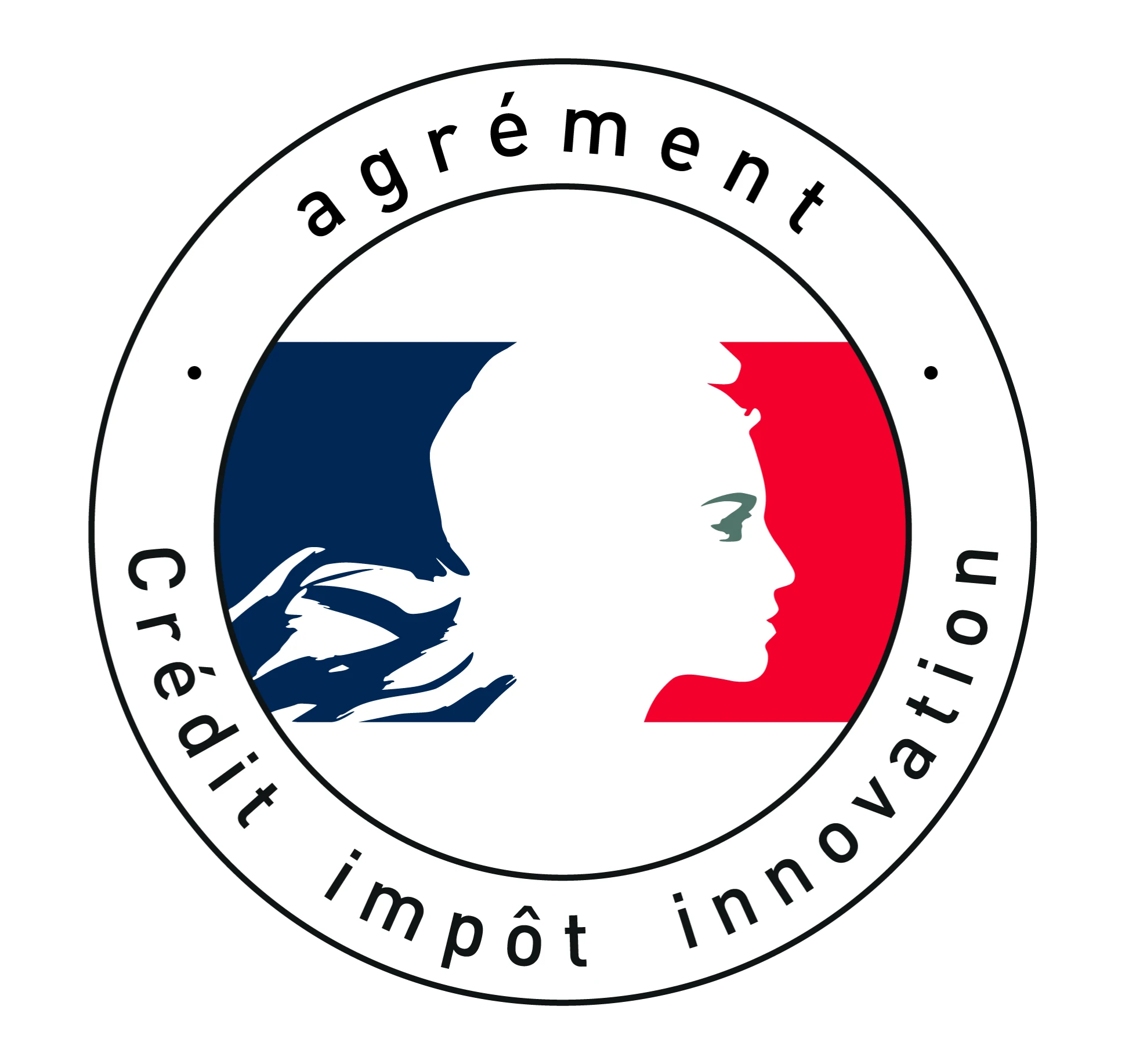 Badge de l'agréement au CII,